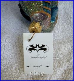 Christopher Radko Batman Warner Bros DC Comics Limited Edition Ornament NIB
