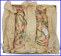 Christopher Radko Bead Garland Sorbet 72 Inch Strand 92-223-1 Christmas Set of 2