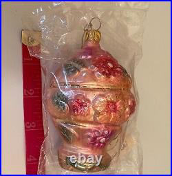 Christopher Radko Bejeweled Balloon 1995 VTG Montgolfier Ornament Germany NOS