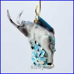 Christopher Radko Bertram Ram Blown Glass Ornament VERY RARE