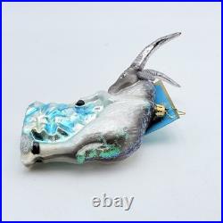 Christopher Radko Bertram Ram Blown Glass Ornament VERY RARE
