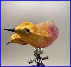 Christopher Radko Birds Of A Feather Clip-On Bird Ornament HTF Christopher Radko Birds Of A Feather Clip-On Bird Ornament HTF