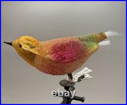 Christopher Radko Birds Of A Feather Clip-On Bird Ornament HTF