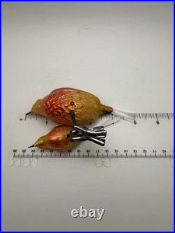 Christopher Radko Birds Of A Feather Clip-On Bird Ornament HTF