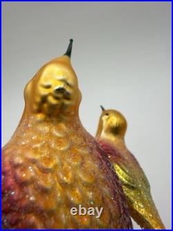 Christopher Radko Birds Of A Feather Clip-On Bird Ornament HTF