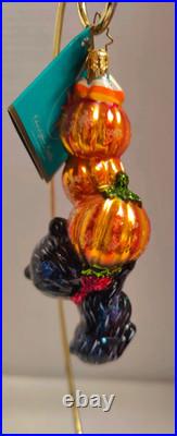 Christopher Radko Blacky Wacky Stack Ornament