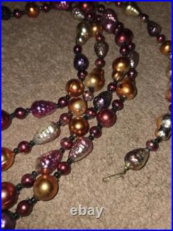 Christopher Radko Blown Glass Fruit Berries Garland 74 Long Set Of 4