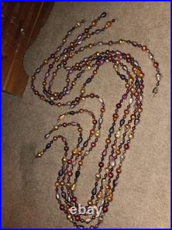 Christopher Radko Blown Glass Fruit Berries Garland 74 Long Set Of 4