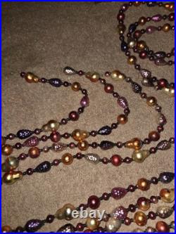 Christopher Radko Blown Glass Fruit Berries Garland 74 Long Set Of 4