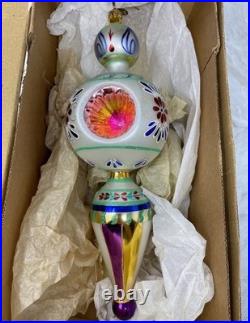 Christopher Radko Blue Danube 2000 Ornament Retired 13 Inch Vintage VERY RARE