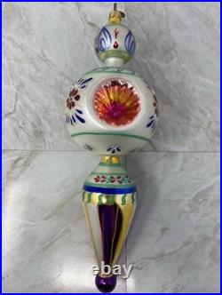Christopher Radko Blue Danube 2000 Ornament Retired 13 Inch Vintage VERY RARE