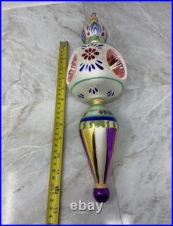 Christopher Radko Blue Danube 2000 Ornament Retired 13 Inch Vintage VERY RARE
