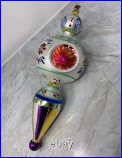 Christopher Radko Blue Danube 2000 Ornament Retired 13 Inch Vintage VERY RARE