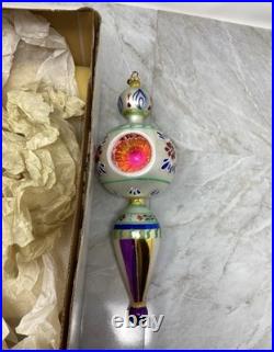 Christopher Radko Blue Danube 2000 Ornament Retired 13 Inch Vintage VERY RARE