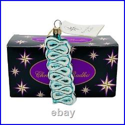 Christopher Radko Blue Ribbon Candy Delight Christmas Ornament 4 NEW With TAG