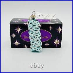 Christopher Radko Blue Ribbon Candy Delight Christmas Ornament 4 NEW With TAG