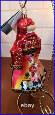 Christopher Radko Bolshoi Brocade Santa 7 Glass Ornament'05 1012753 Mint Boxed