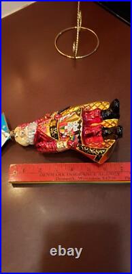 Christopher Radko Bolshoi Brocade Santa 7 Glass Ornament'05 1012753 Mint Boxed