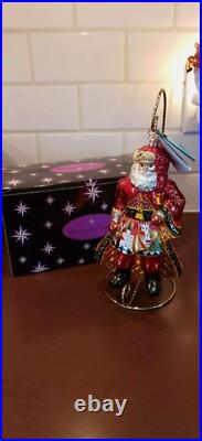 Christopher Radko Bolshoi Brocade Santa 7 Glass Ornament'05 1012753 Mint Boxed