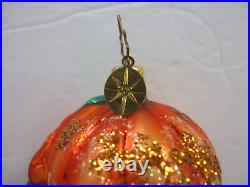 Christopher Radko Bony O'Hallowhead Skeleton Halloween Glass Christmas Ornament