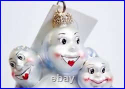 Christopher Radko Boo Babes Halloween Glass Christmas Ornament New With Tag