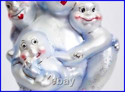 Christopher Radko Boo Babes Halloween Glass Christmas Ornament New With Tag