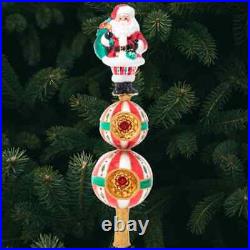 Christopher Radko CHRISTMAS CLASSICS Christmas Tree Topper Finial 1021342