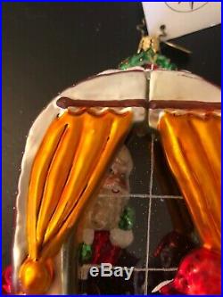 Christopher Radko'CLAUS ENCOUNTERS' Ornament/Santa Peering Through Window New