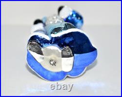 Christopher Radko COOL BLUE CLAUS 6 3/8 Santa Christmas Ornament 1015480 EXC