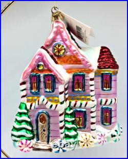 Christopher Radko Candy Coated Christmas #00-210-0 Blown Glass Ornament withTag