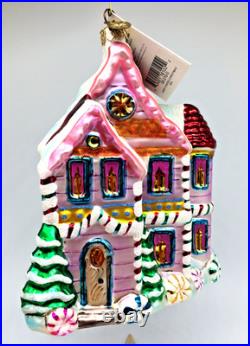 Christopher Radko Candy Coated Christmas #00-210-0 Blown Glass Ornament withTag