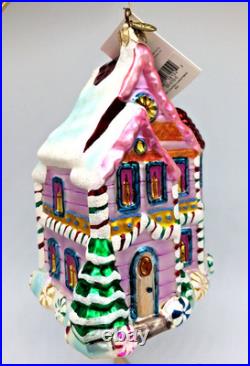 Christopher Radko Candy Coated Christmas #00-210-0 Blown Glass Ornament withTag