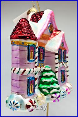 Christopher Radko Candy Coated Christmas #00-210-0 Blown Glass Ornament withTag