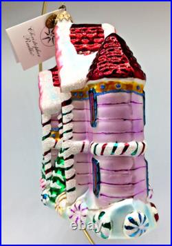 Christopher Radko Candy Coated Christmas #00-210-0 Blown Glass Ornament withTag