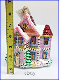 Christopher Radko Candy Coated Christmas #00-210-0 Blown Glass Ornament withTag