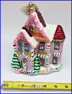 Christopher Radko Candy Coated Christmas #00-210-0 Blown Glass Ornament withTag