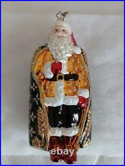Christopher Radko Cape Cheer 2005 Santa Claus Christmas Ornament