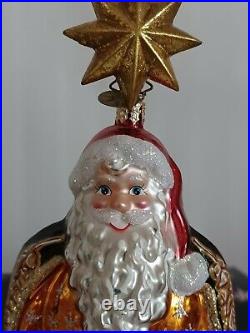 Christopher Radko Cape Cheer 2005 Santa Claus Christmas Ornament