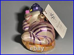 Christopher Radko Cheshire Cat Ornament (A Disney Exclusive) RARE 2000