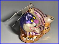Christopher Radko Cheshire Cat Ornament (A Disney Exclusive) RARE 2000