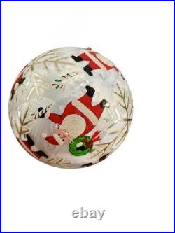 Christopher Radko Chinatown Santa Candy Toss Ornament Ball 101111