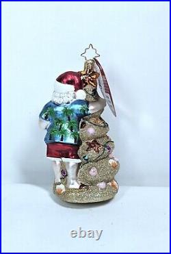 Christopher Radko Christmas In The Sand Christmas Ornament Retired