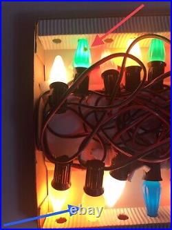 Christopher Radko Christmas Light Set Shiny Brite 25 Strand 1 Bulb 5 Colors