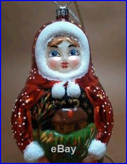Christopher Radko Christmas Ornament 2005 KATRINA Matryoshka Nesting Doll RARE