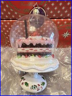Christopher Radko Christmas Ornament A Delicious Display NEW