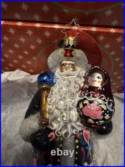 Christopher Radko Christmas Ornament A Gift of a Matryoshka NEW
