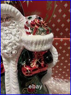 Christopher Radko Christmas Ornament Big Shoes To Fill Santa NEW