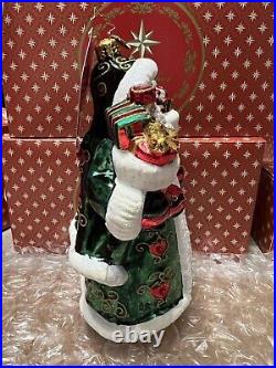 Christopher Radko Christmas Ornament Big Shoes To Fill Santa NEW