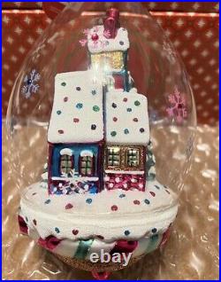 Christopher Radko Christmas Ornament Bonbon Bubble Candy House NEW