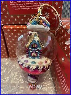 Christopher Radko Christmas Ornament Candy House World NEW